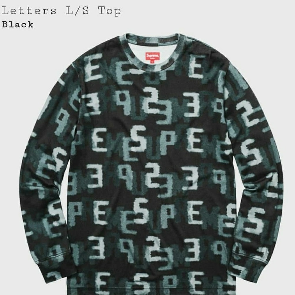 SUPREME LONG SLEEVE SWEATSHIRT